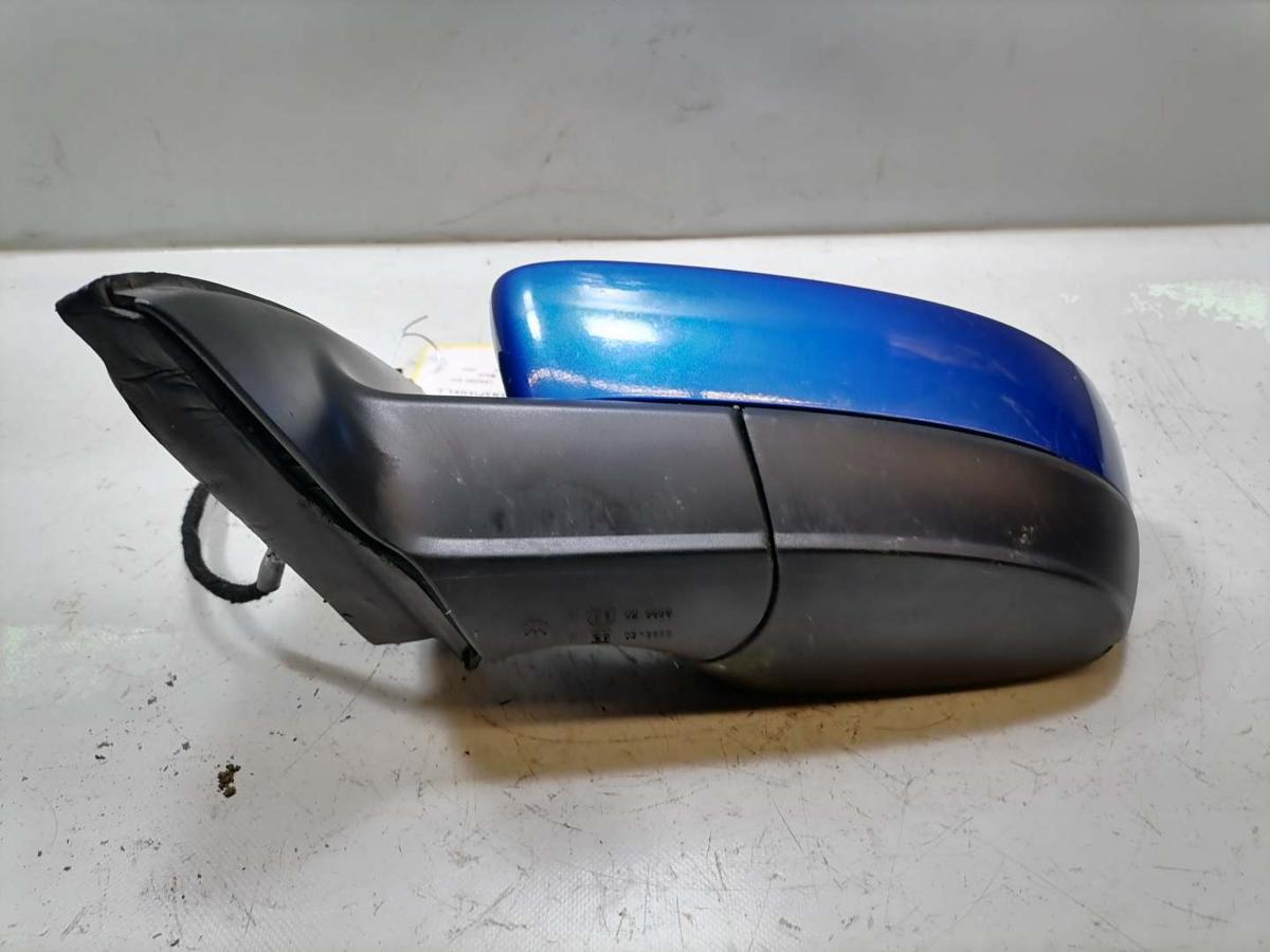 Skoda Rapid NH original Au&szlig;enspiegel links LF5W Race Blue elektrisch Bj.2013